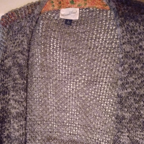 Long Sheer Charcoal Cardigan - Picture 6 of 6